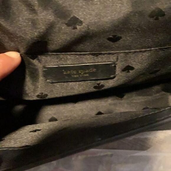 Kate Spade Black & Gold Cameron Convertible Crossbody Bag +upgraded Chain & tag - Picture 15 of 16